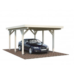 Carport singolo in legno...