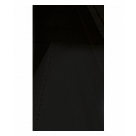 Pannelli decorativi parete effetto specchio nero fumé, rivestimento murale PVC UV lucido 120x60 set 6 pezzi - Divina Home