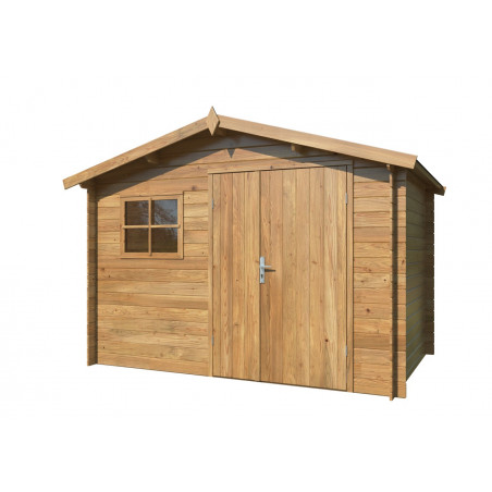 Casetta in legno impregnato 296x200 cm pareti 19 mm con finestra – Esterni da Vivere Pablo 3