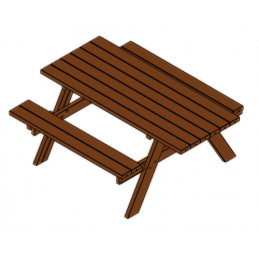 Tavolo picnic accessibile...