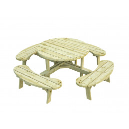 Tavolo picnic rotondo con...