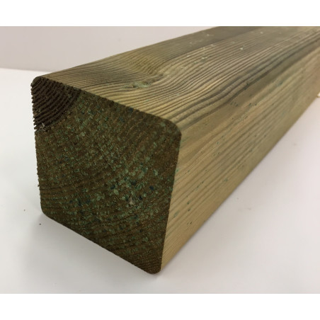 Pilastri in legno impregnato per steccati 6 pezzi sezione 7x7 cm altezza 150 cm per recinzioni giardino - Esterni da Vivere