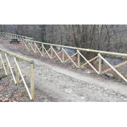 Recinzione in legno Croce...