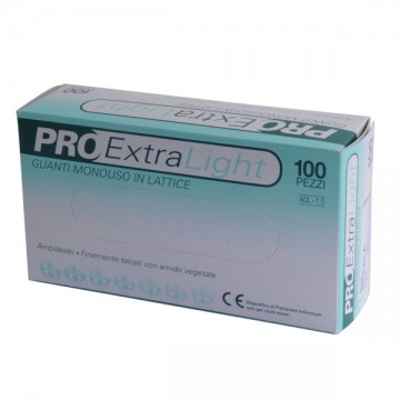 Pro Extra Light Latex Gloves pcs.100 L