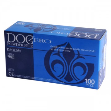 Gloves Nitrile Doc Zero Powder Free pcs.100 L