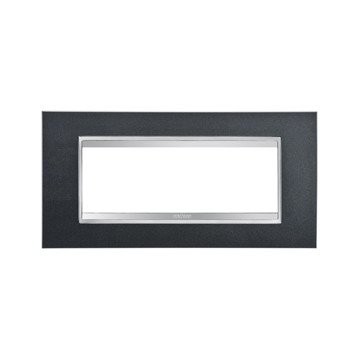 Plaque de recouvrement GW16206Va Lux 6P couleur ardoise