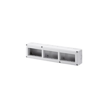 GW27007 Horizontal Protected System Container 12 Places in 4X3 Ip40 Module