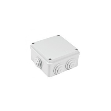 GW44004 Junction box with low screw cover Ip55 100X100X50