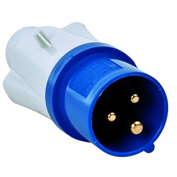 GW60004H Straight plug HP Ip44 2P+E 16A 200-250V 6H