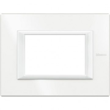 Ha4803Hd Placca 3 Moduli Axolute Bianco