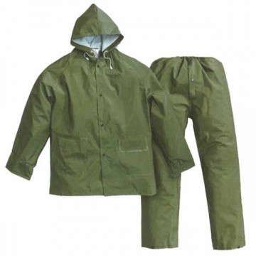 Veste + Pantalon Imperméable Vert XL