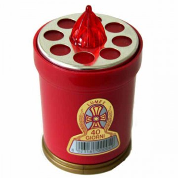 Votive Candle Lumi Battery Gg 40 Basic Red Ater