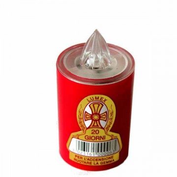Votive Candle Lumi Battery Gg 40 Slim Red Ater
