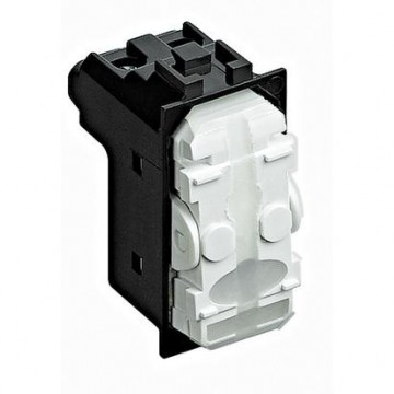 L4005/0 1P No 10 push button at 250 Vac to be completed with Livinglight key cover