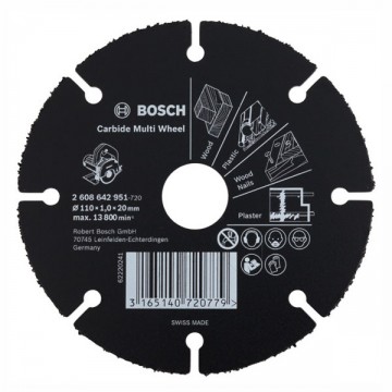 Lama Circolare Settori 115X1 F.22 Carbide Bosch