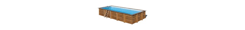 Piscines en bois imprégné